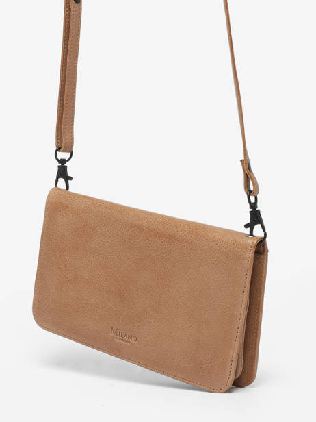 Cross Body Tas Four Seasons Leder Milano Beige four seasons SOPLW105 ander zicht 2